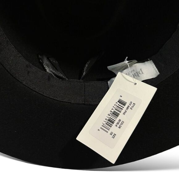PHENIX Black Wool Hat |O/S| - Picture 8 of 9